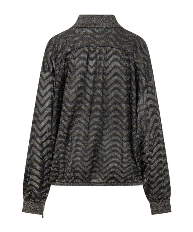 Missoni Seraphim Chevron Tie-Neck Cardigan, photo 3 of 4 from SENSER