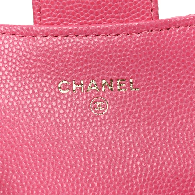Chanel Caviar Quilted Coin Purse Pink in Pink Caviar leather from FASHIONPHILE, photo 6 of 8
