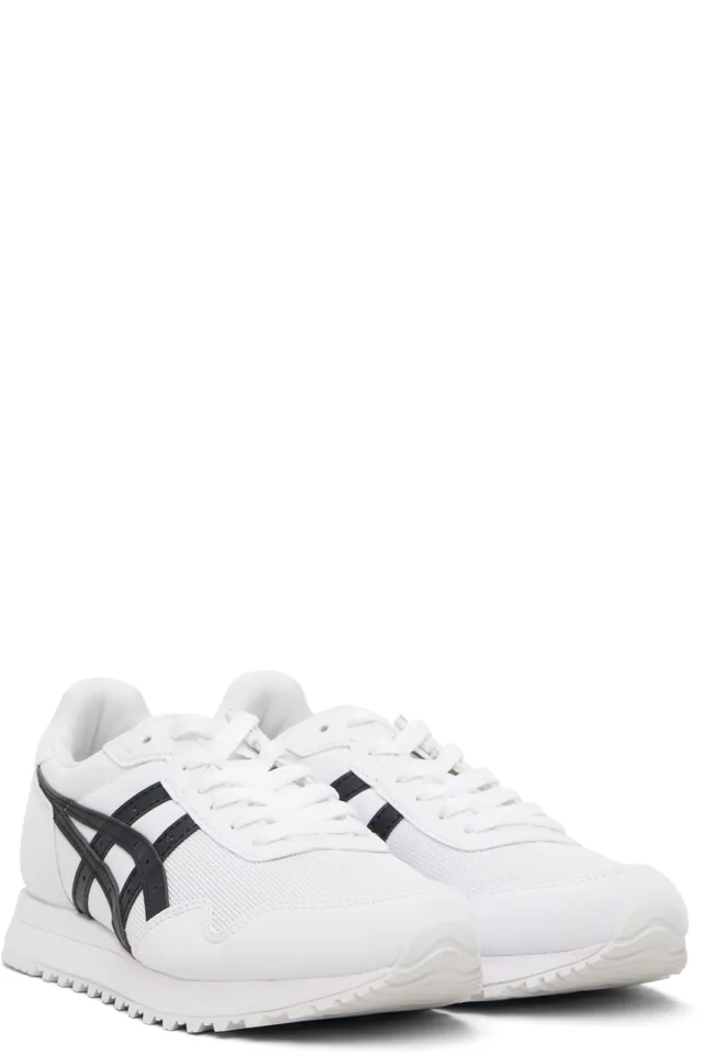 Comme des Garçons Homme Deux White ASICS Edition Tiger Runner II Sneakers, photo 4 of 5 from SSENSE