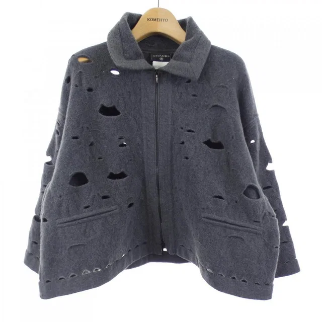 Chanel Size 38 Gray Jacket in Grey from The Reluxe