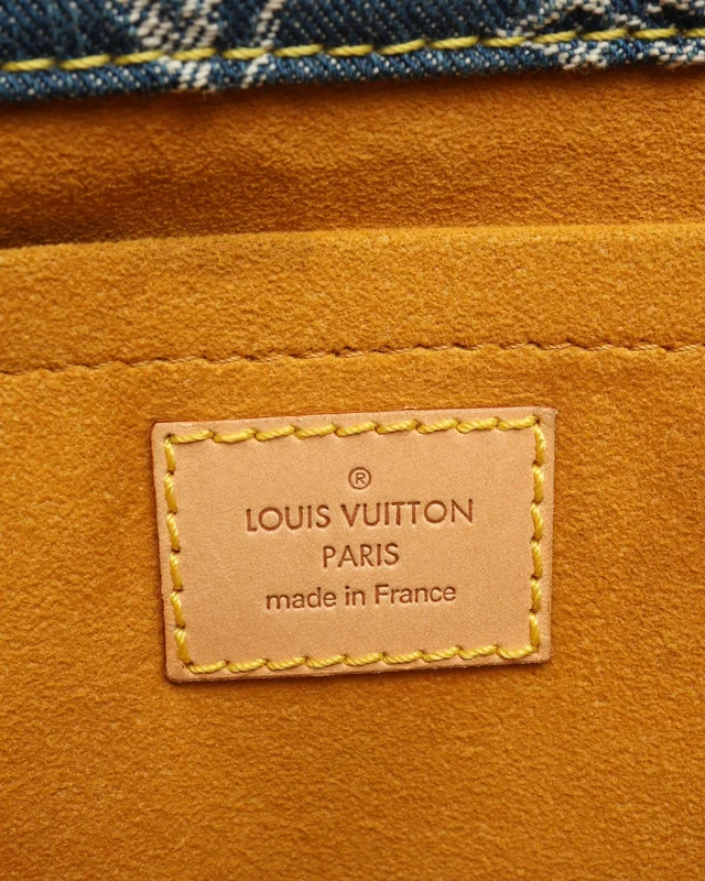 Louis Vuitton Monogram Denim Flat Shopper Bag in Denim from A Retro Tale, photo 8 of 12