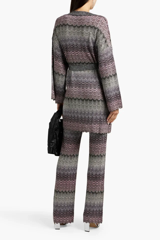 Missoni Metallic Crochet-Knit Cardigan, photo 3 of 4 from THE OUTNET