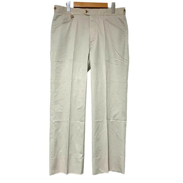 Louis Vuitton Monogram Charm Trousers Pants Beige Spring Summer Fall Winter 42 in Beige from The Reluxe