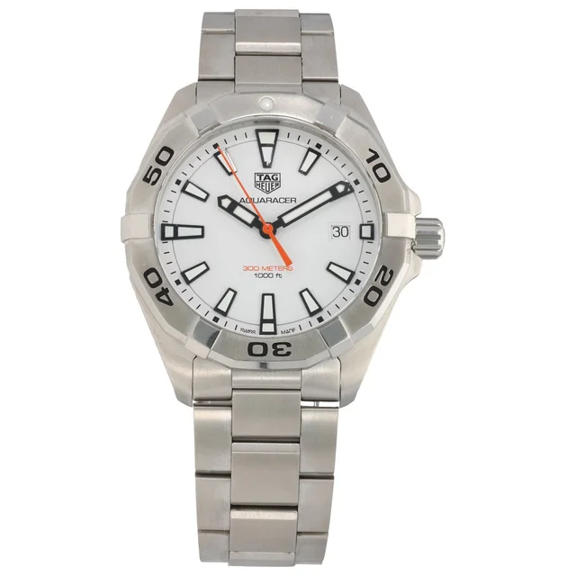 TAG Heuer Aquaracer WBD1111 41mm Stainless Steel Watch from H&T
