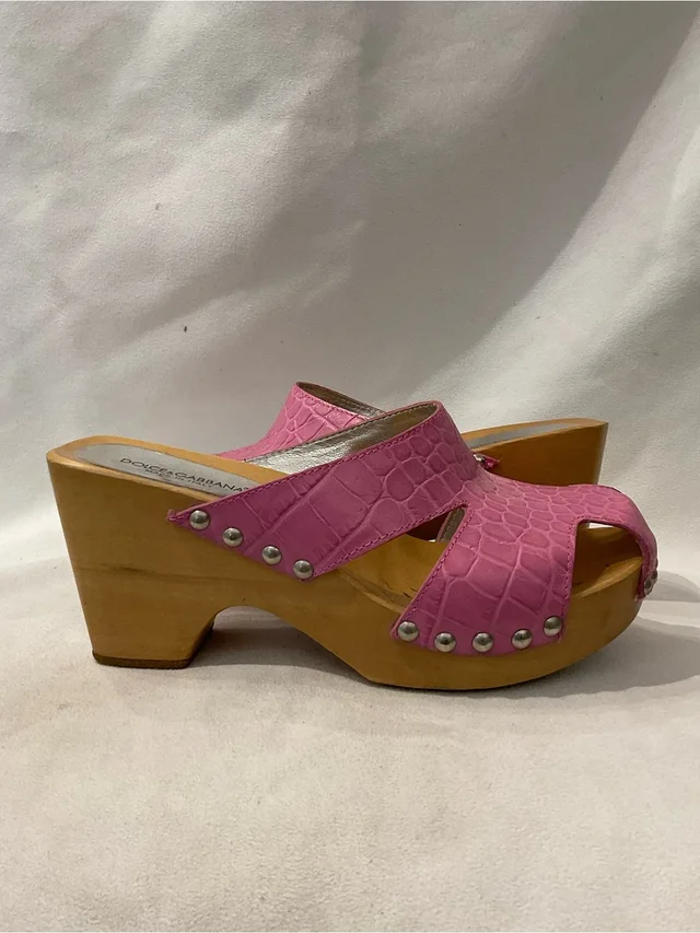 Dolce & Gabbana clogs in pink Crocodile from Poshmark, photo 1 of 1