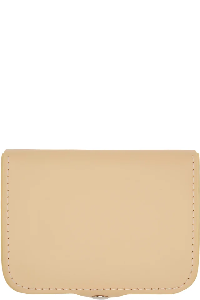 A.P.C. Beige Josh Card Holder, photo 2 of 3 from SSENSE
