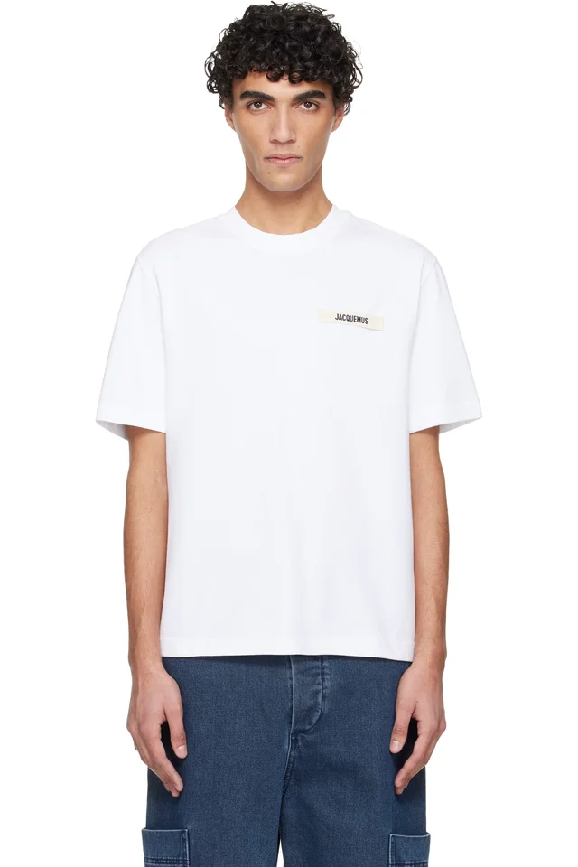 White Les Classiques 'The Gros Grain' T-shirt, image 1 of 1 from SSENSE