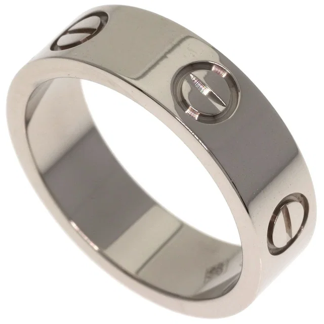 Cartier Love Ring 52 18K White Gold in White from The Reluxe