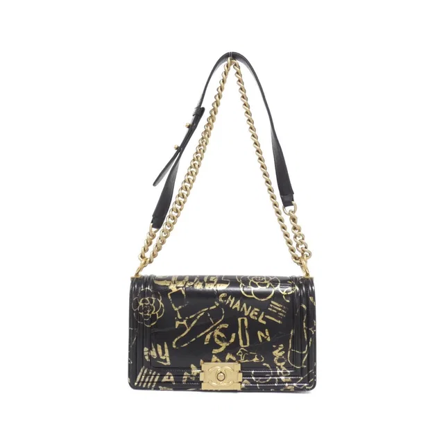Chanel Boy Line Shoulder Bag in Togo leather from The Reluxe