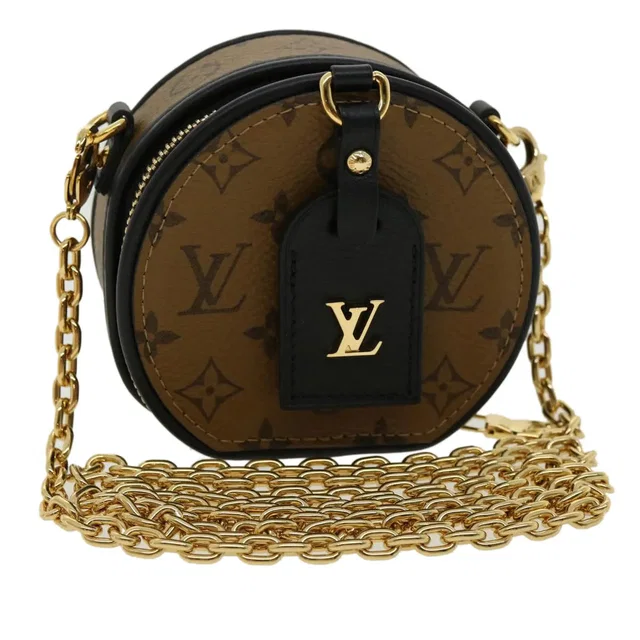Louis Vuitton Boite Chapeau Souple Reverse Monogram Giant Brown Canvas Bag in Brown Canvas from HEWI