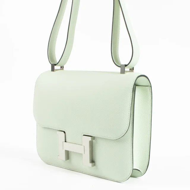 Hermès Constance 24 Vert Fizz Epsom PHW in Green Epsom leather from Labellov, photo 3 of 14