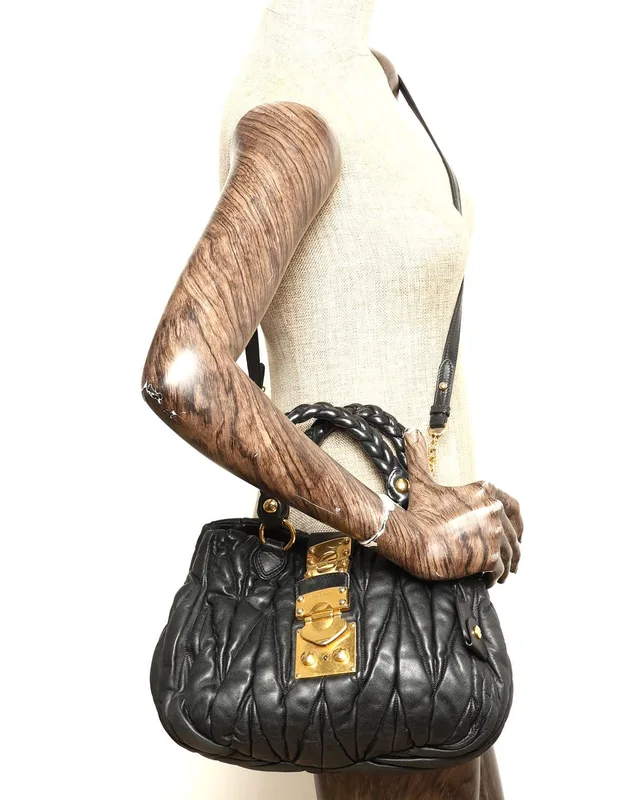 Miu Miu Matelassé Lux Bag in Leather from A Retro Tale, photo 10 of 10