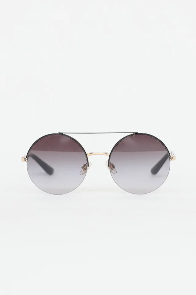 Dolce & Gabbana DD2237 Round Aviator Sunglasses from VSP Consignment