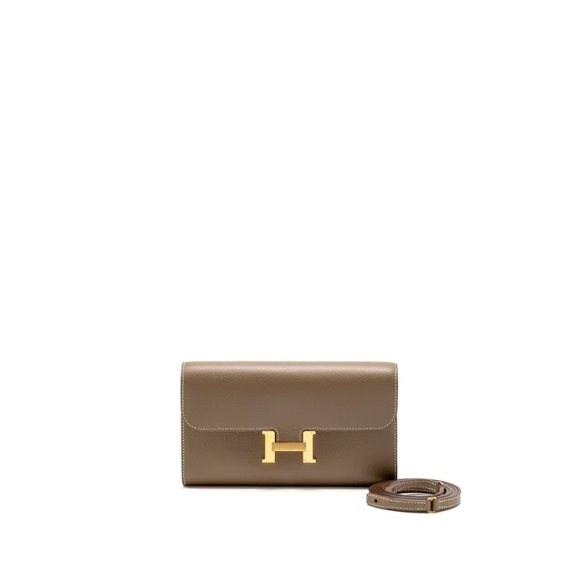 Hermès Constance to go epsom etoupe GHW stamp Z in Taupe Epsom leather from EMIER