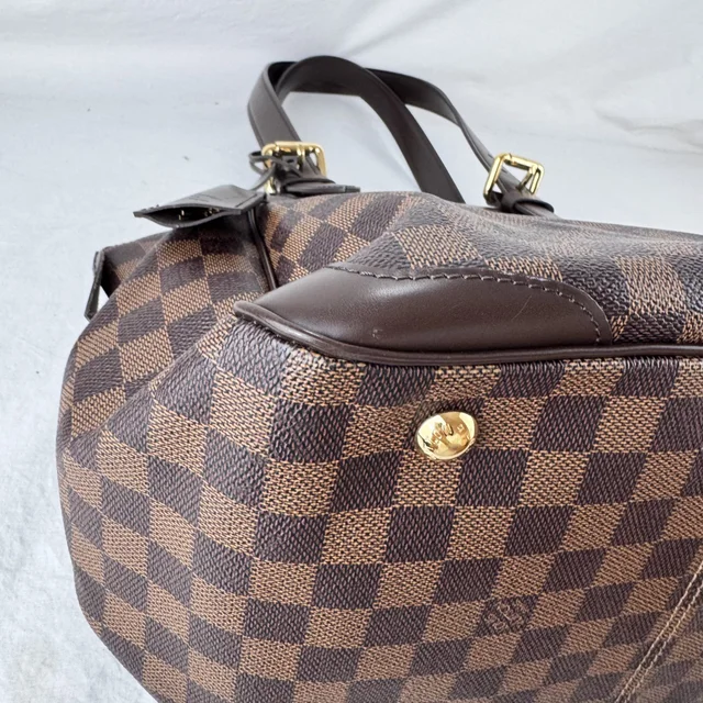 Louis Vuitton Verona MM Damier Ebene Bag in Brown Canvas, Leather, Metal from Reowned, photo 10 of 10