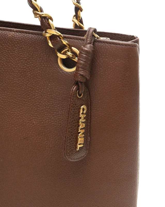 Chanel Caviar CC Tote Bag in Caviar leather from A Retro Tale, photo 9 of 16