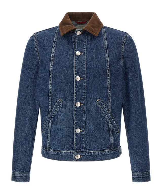 Brunello Cucinelli Buttoned Denim Jacket from SENSER, photo 1 of 1