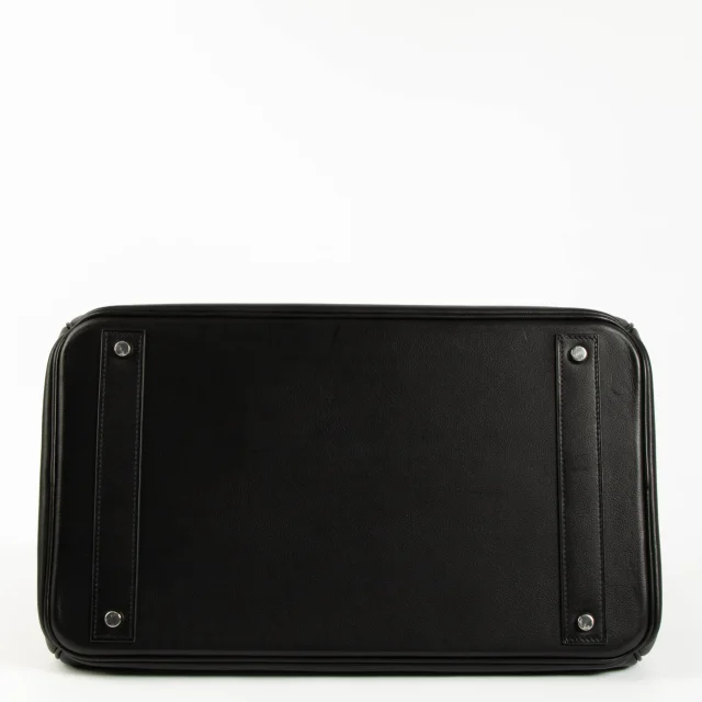 Hermès HAC Rock 40 Black Evergrain PHW in Black Leather from Labellov, photo 5 of 16