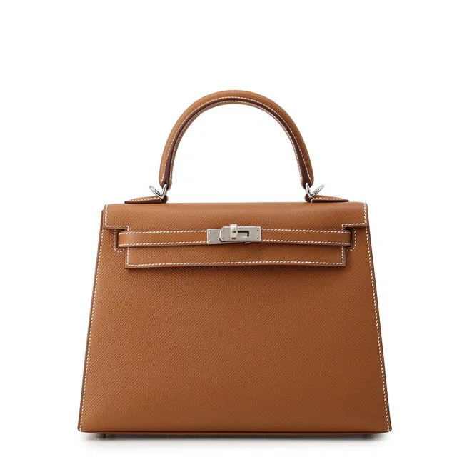 Hermès Kelly Gold Epsom Size 25 in Gold Epsom leather from GALLERY RARE