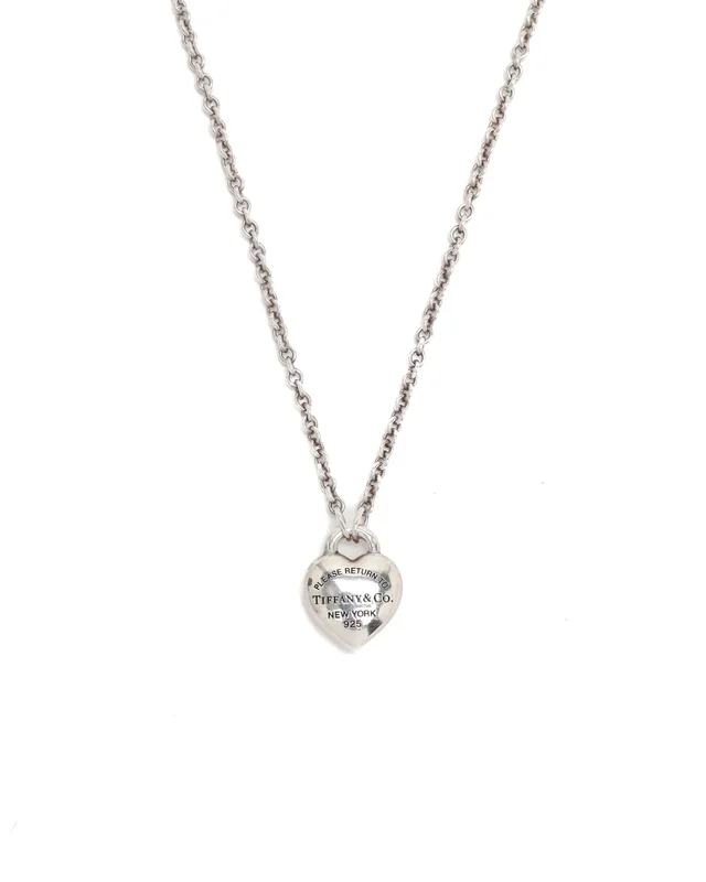 Return to Tiffany Heart Silver Necklace in Silver from A Retro Tale