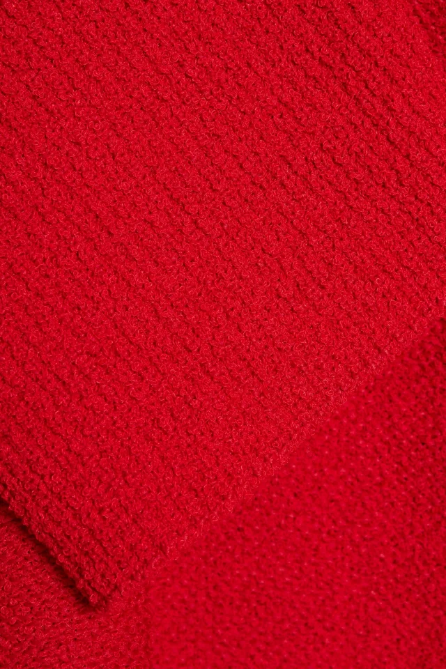 Proenza Schouler Cutout Knitted Sweater in Red, photo 4 of 4 from THE OUTNET
