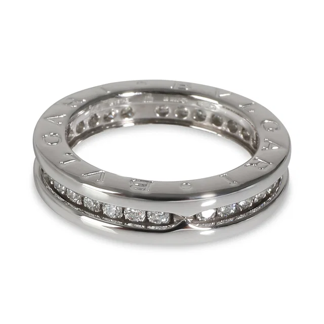 Bvlgari B.zero1 Ring in 18k White Gold 0.45 CTW in White from myGemma