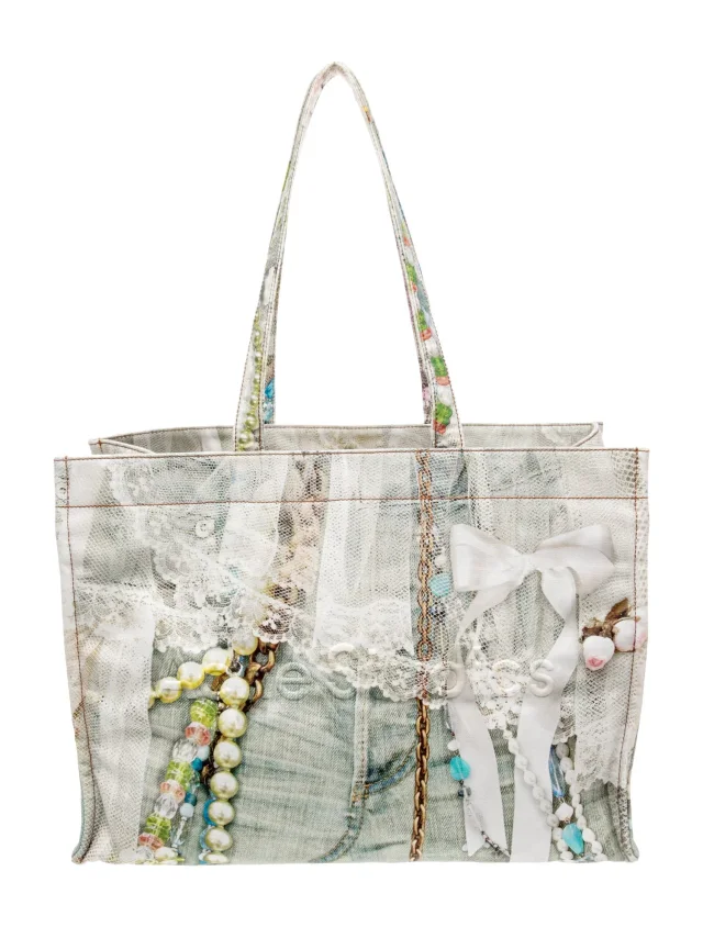 Acne Studios Tote w/ Tags in multicolor Canvas from The RealReal