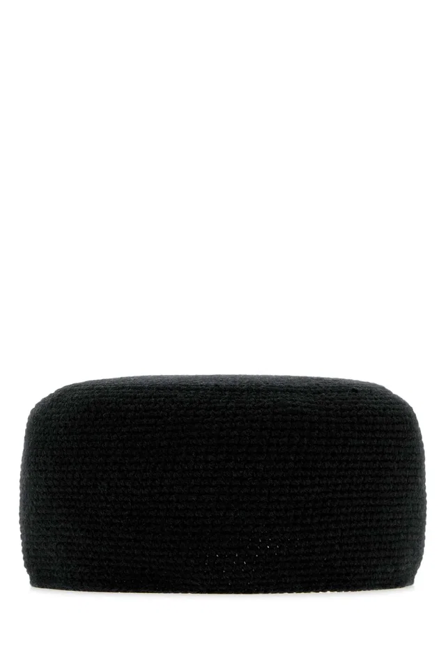 The Row Perleaf Beanie — Gray Exterior: Cashmere Beanies in Grey Cashmere from HEWI