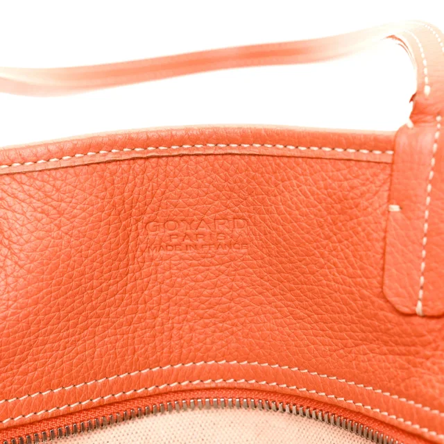 Goyard Goyardine Sac Hardy Pet Carrier PM Orange in Orange Coated canvas from FASHIONPHILE, photo 6 of 10