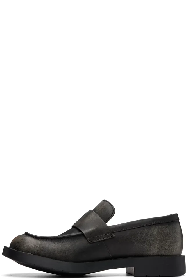 CAMPERLAB Black MIL 1978 Leather Loafers, photo 3 of 5 from SSENSE