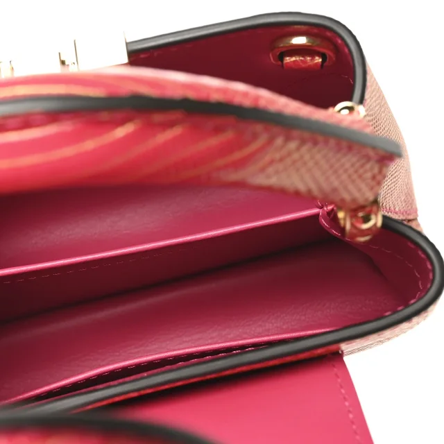 Louis Vuitton Metallic Lizard Capucines Mini Fuchsia Gold in Pink Lizard from FASHIONPHILE, photo 5 of 9