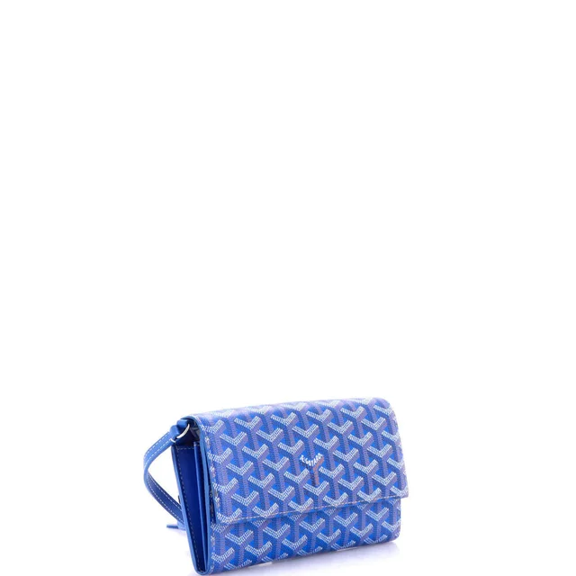 Goyard Varenne Continental Wallet in blue Coated canvas from Poshmark, photo 2 of 7