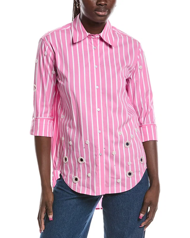 Joseph Ribkoff Shirt in //asset1.ruecdn.com/images/sw/141574/1415749363_RLSW_white multi.jpg, image 1 of 1 from Gilt