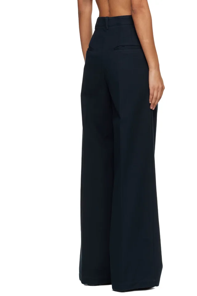 A.P.C. Navy Ginny Trousers, photo 3 of 4 from SSENSE