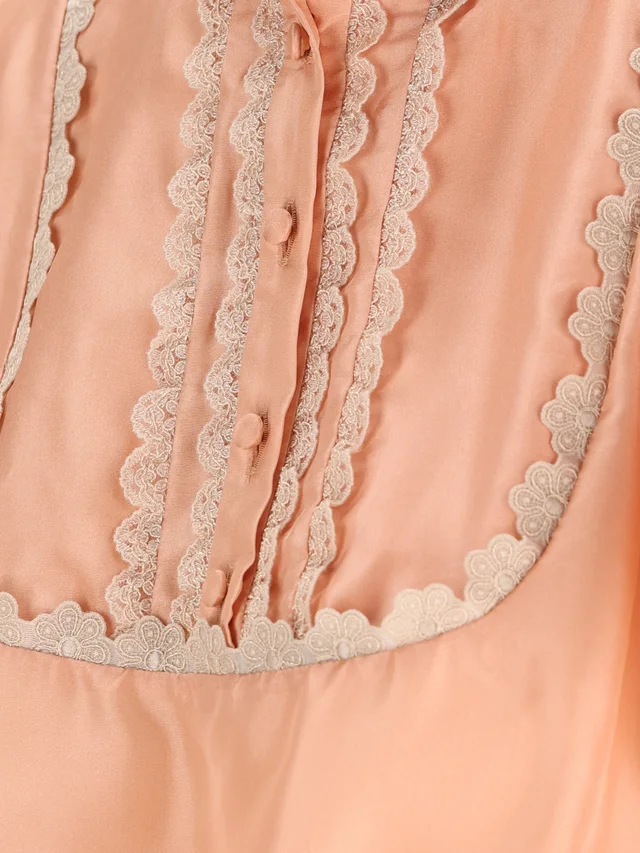 Chloé Lace-Trim Drawstring Top, photo 3 of 4 from SENSER