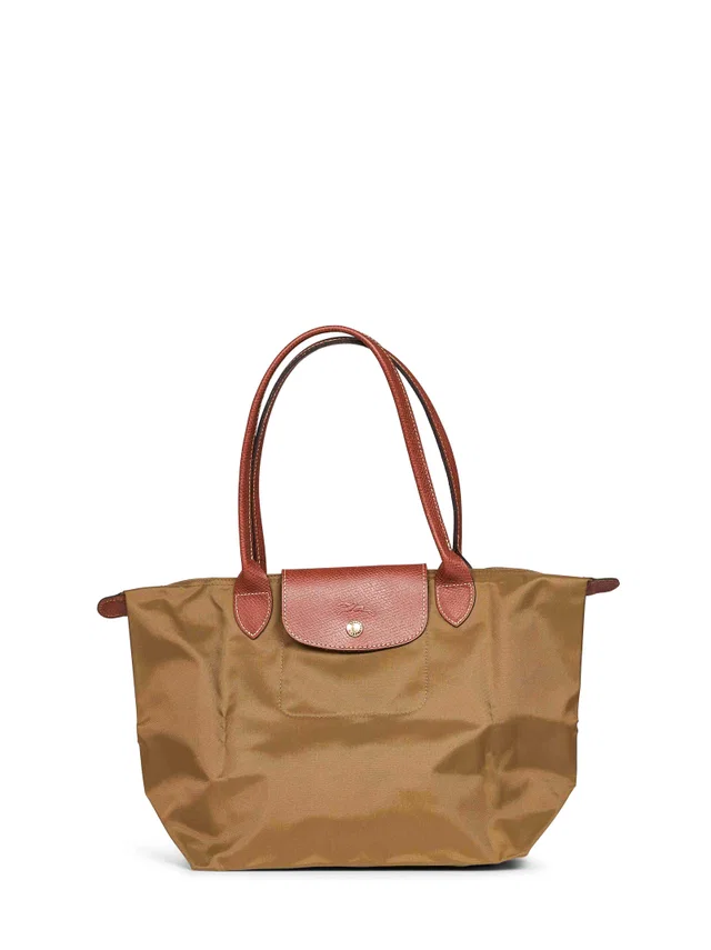 Longchamp Le Pliage Shoulder Bag — Beige Polyamide in Beige Canvas from HEWI