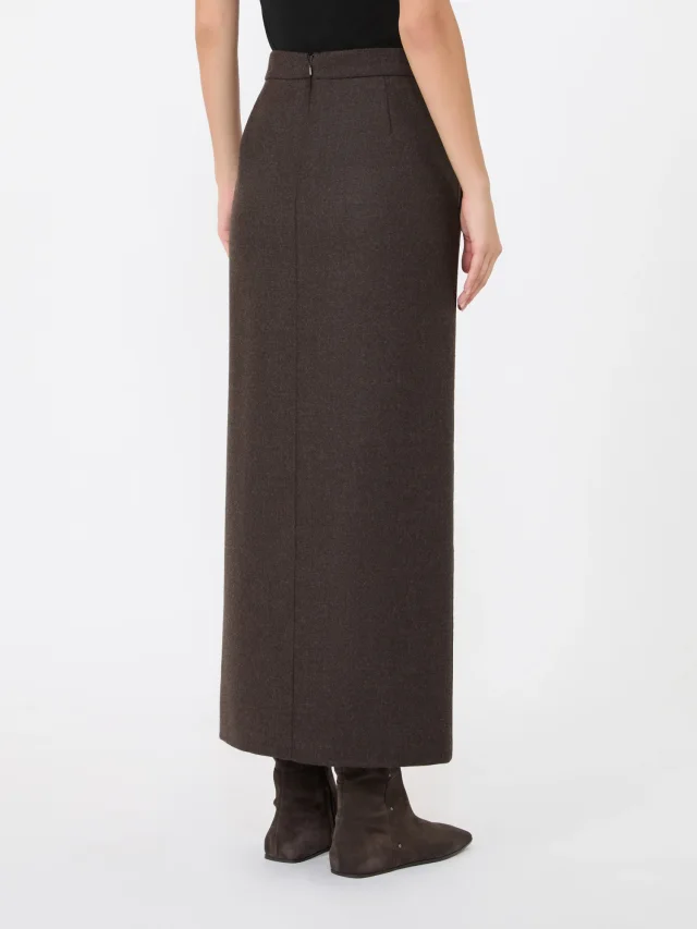 Max Mara press-stud-detail midi skirt, photo 4 of 6 from SENSER