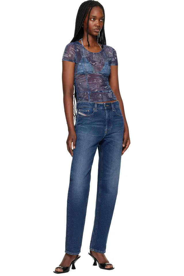 Diesel Blue 1988 D-Ark 09l21 Regular Jeans, photo 4 of 4 from SSENSE