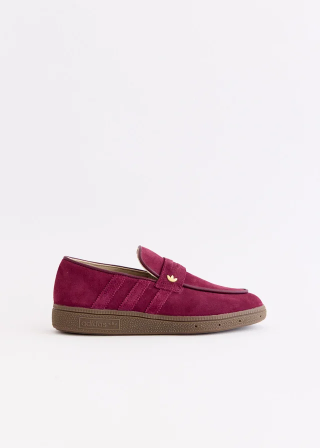 Adidas Women's Handball Spezial 'Maroon' Loafers in Red from Incu, photo 1 of 1