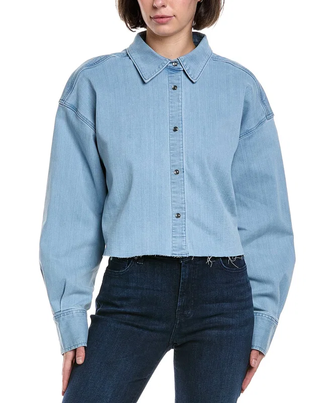 7 For All Mankind Cropped Shirt, image 1 of 1 from Rue La La