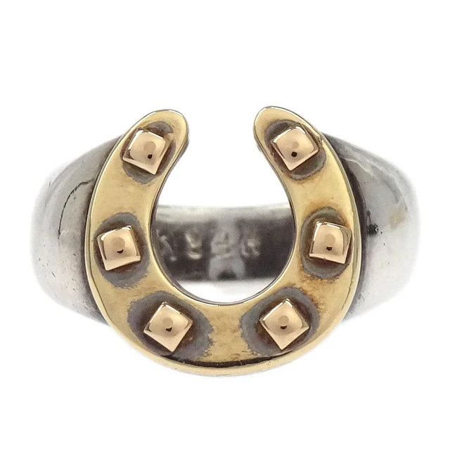 Hermès Horse Shoe Ring SV925 18KYG #51 from AMORE Vintage Tokyo