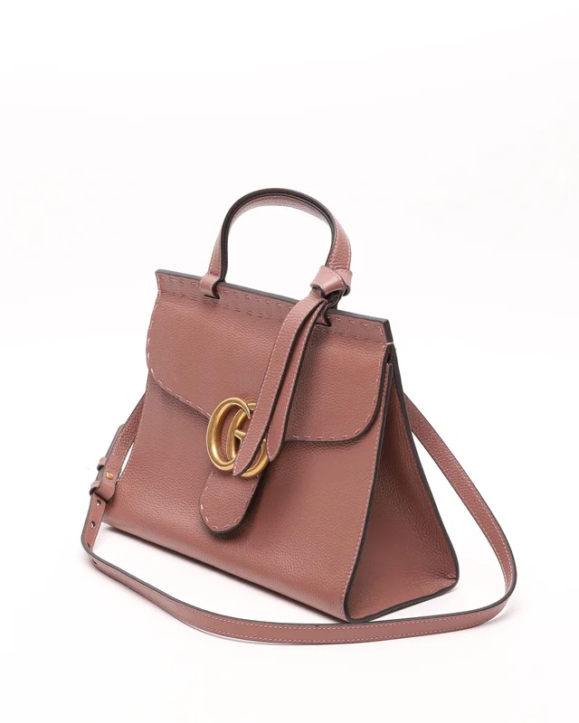 Gucci Small Marmont Top Handle Bag in Caviar leather from A Retro Tale, photo 2 of 2