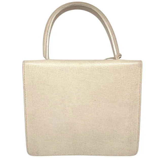Loewe Barcelona Leather Handbag in Beige Calfskin from LuxUness, photo 2 of 8