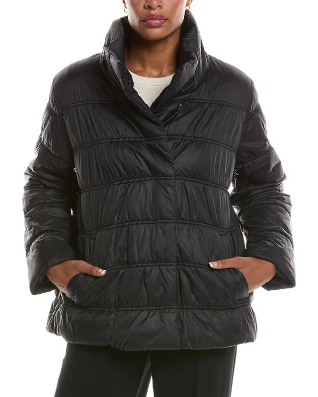 EILEEN FISHER High Collar Coat, image 1 of 1 from Rue La La