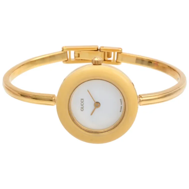 Gucci Change Bezel Watch 12 Colors 11/ /2 Quartz White in White from VINTAGE QOO TOKYO, photo 4 of 8