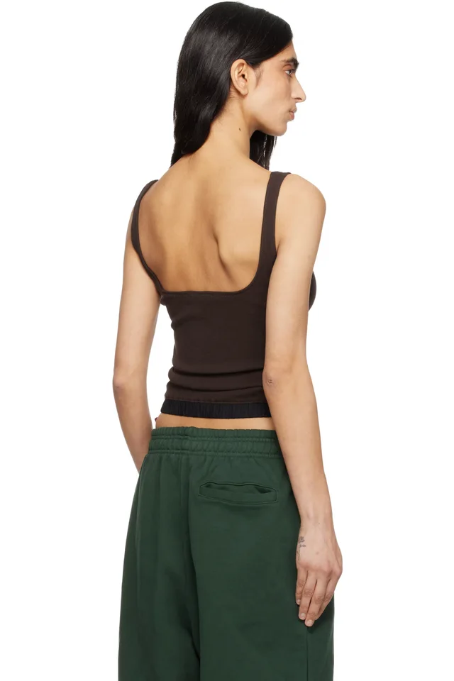 Entire Studios Brown Lounge Tank Top, photo 3 of 4 from SSENSE