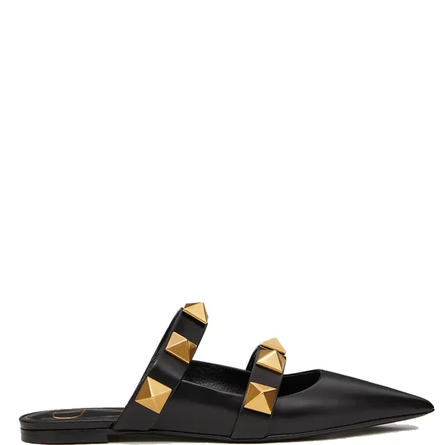 VALENTINO GARAVANI Roman Stud Point Mule, Black from Cultstatus, photo 1 of 1