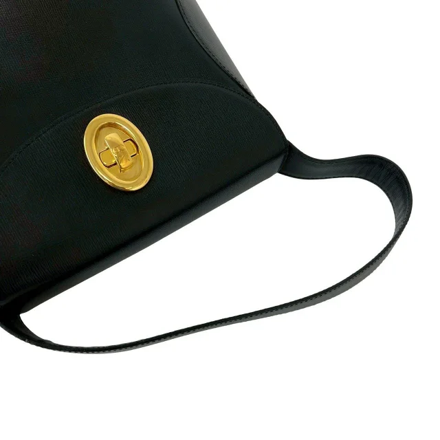 Dior Leather Handbag in Black Leather from LuxUness, photo 4 of 10