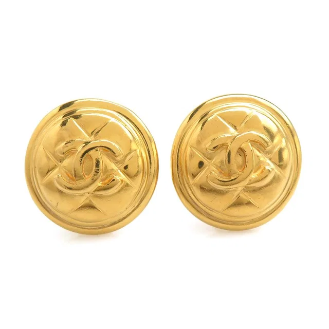 Chanel Earrings CC Logo from The Reluxe