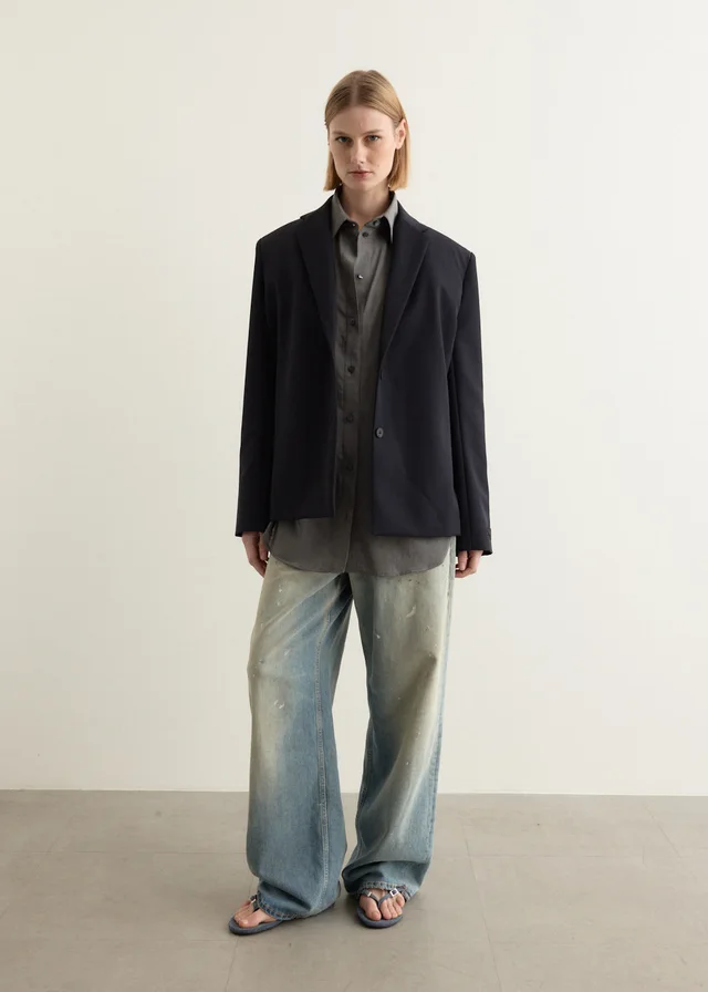 Jacquemus La Veste Carrée in Blue from Incu, photo 1 of 1